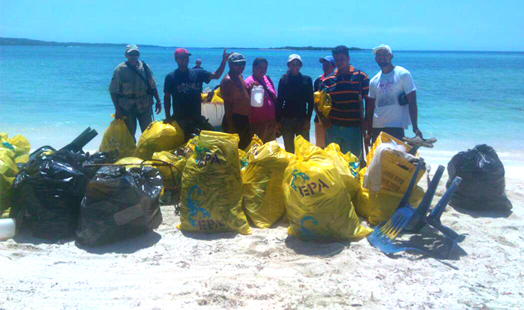 Realizan Jornadas de saneamiento Ambiental en el Parque Nacional Morrocoy