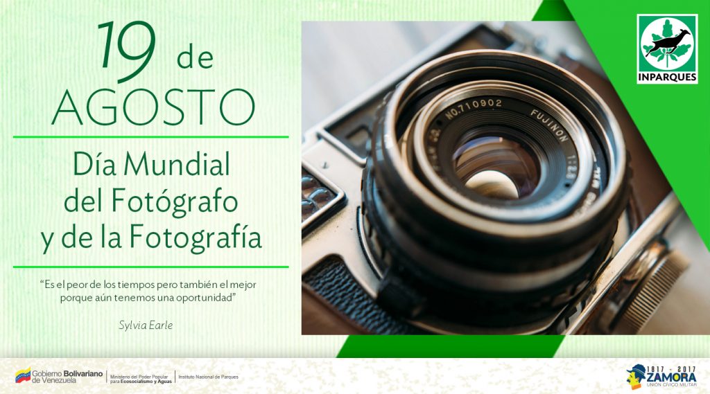 Este sábado se conmemora el Día Mundial del Fotógrafo y la Fotografía