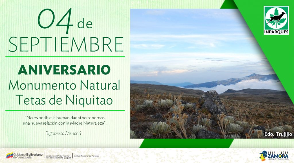 Inparques celebra 21 aniversario del Monumento Natural Teta de Niquitao-Guirigay