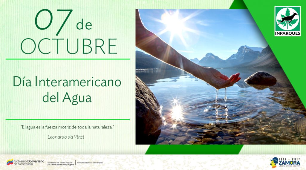 Inparques celebra el Día Interamericano del Agua y fomenta su importancia