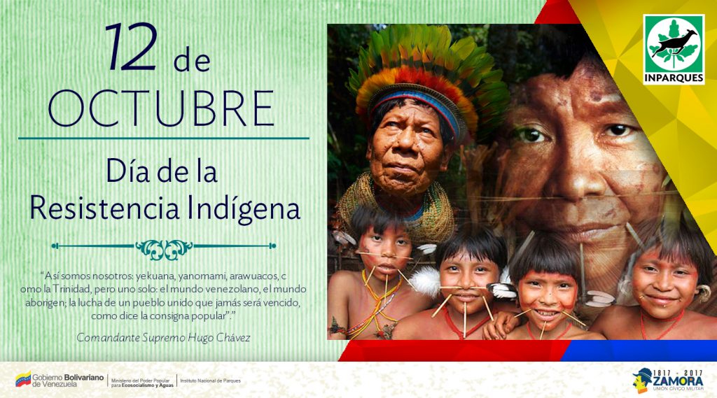 Este 12 de octubre se conmemora en Venezuela el Día de la Resistencia Indígena