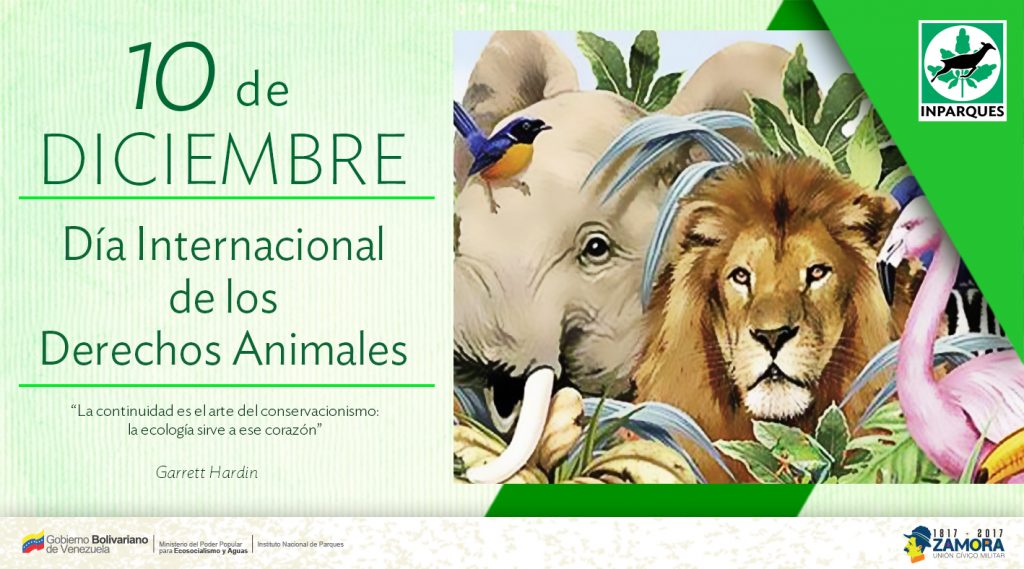 Inparques celebra el Día Internacional de los Derechos Animales