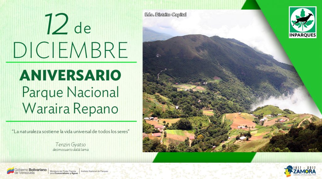Inparques enaltece a sus parques nacionales, recreacionales y monumentos naturales en su día