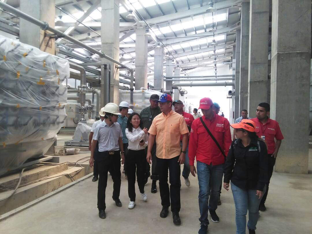 Más del 95% de avance presenta planta desalinizadora en Boca de Pozo