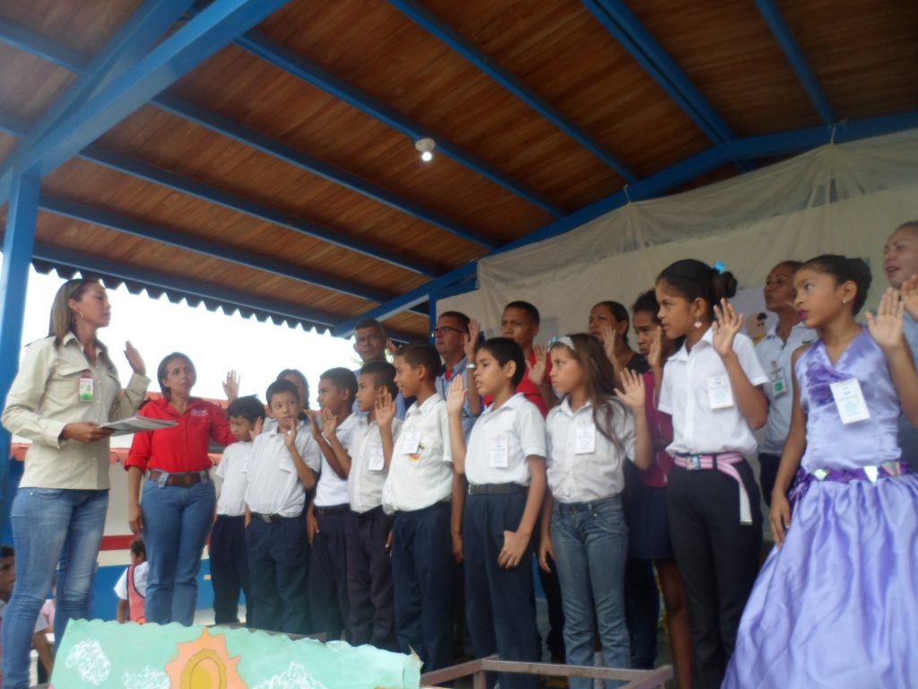 Colectivo de Gestión Ambiental juramenta brigada escolar en Yaracuy