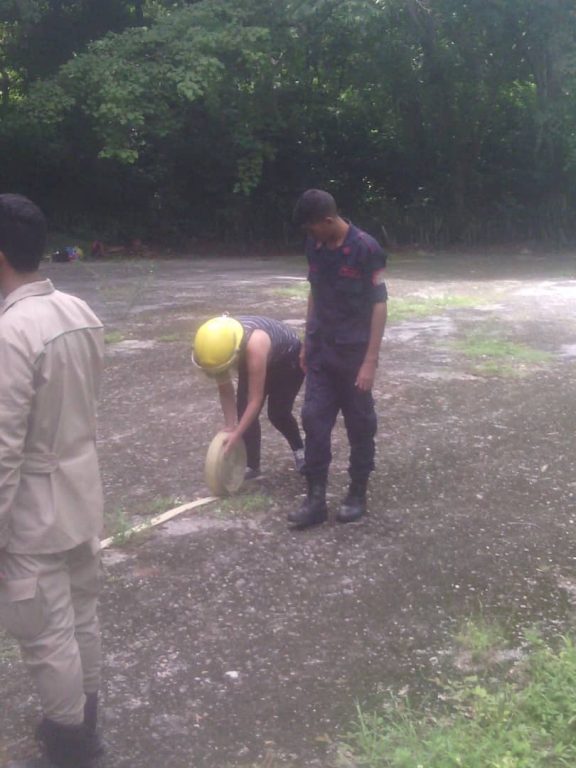 Minec Yaracuy acompañó a universitarios en formación para el combate de incendios y primeros auxilios