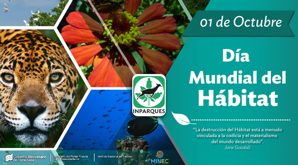 Inparques conmemora el Día Mundial del Hábitat