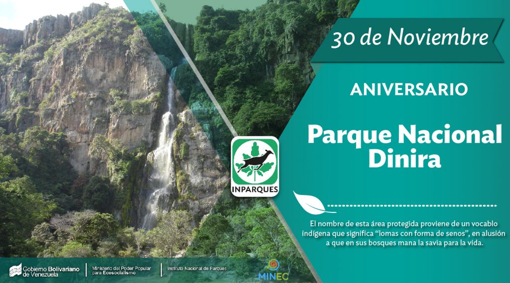 30 años cumple el Parque Nacional Dinira