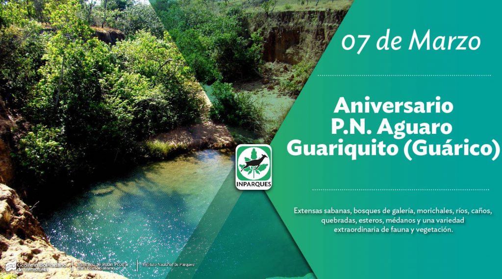 Inparques celebra 45 años de creación del Parque Nacional Aguaro Guariquito