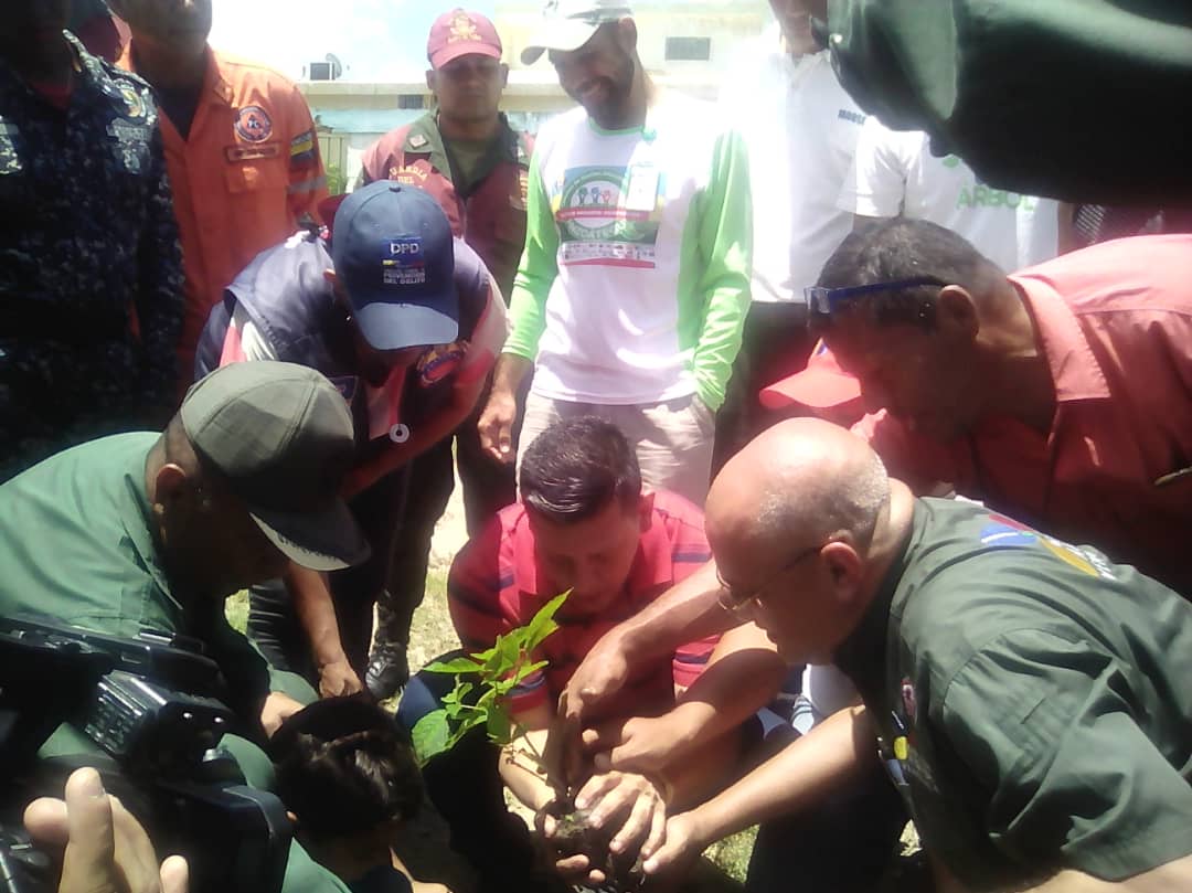 Inparques Anzoátegui colaboró en jornada de arborización en centro educativo